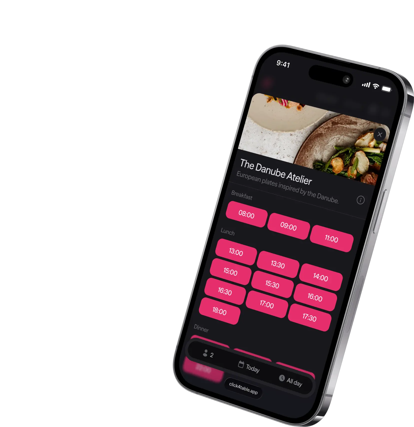 Click4Table, Discover the city. Book with ease.